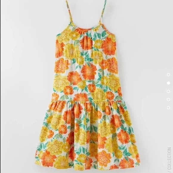 Zara Ruffled Linen Blend Dress